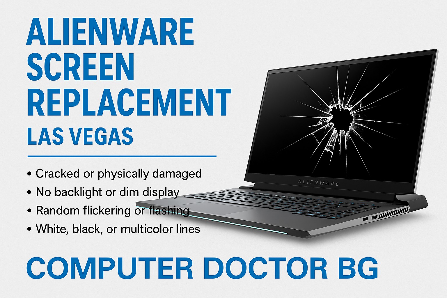 Alienware screen replacement Las Vegas