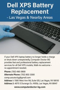 dell xps battery replacement