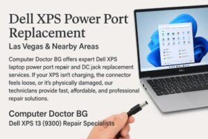 dell xps power port repair